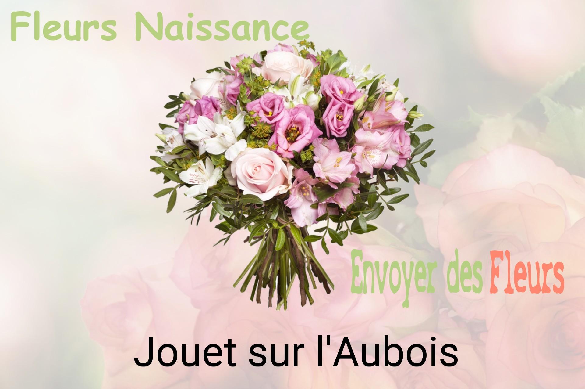 Bouquet de fleurs de naissance livré à Jouet-sur-l'Aubois